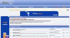 Desktop Screenshot of blackberryforums.com
