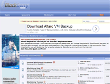 Tablet Screenshot of blackberryforums.com
